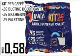 Big Food Linea Kit25 Accessori per caffè offerta