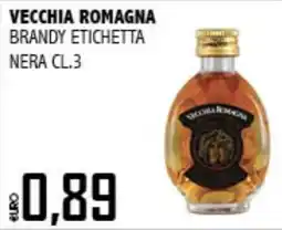 Big Food Vecchia Romagna brandy etichetta nera offerta