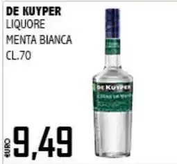 Big Food De Kuyper liquore menta bianca offerta