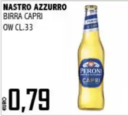 Big Food Nastro Azzurro Birra Capri offerta