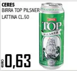 Big Food Ceres birra top pilsner offerta
