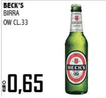 Big Food Beck's birra offerta