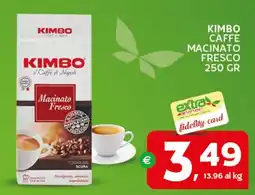 Extra Supermercati Kimbo Caffè Macinato Fresco offerta