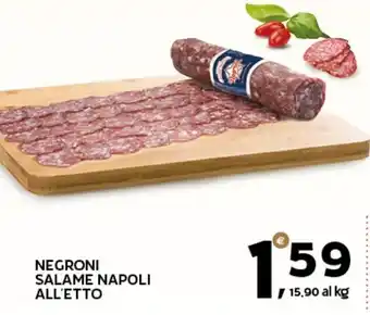 Extra Supermercati Negroni salame napoli all'etto offerta