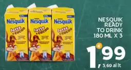 Extra Supermercati Nesquik latte e cacao offerta