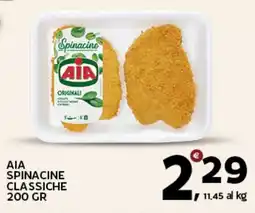 Extra Supermercati Aia spinacine classiche offerta
