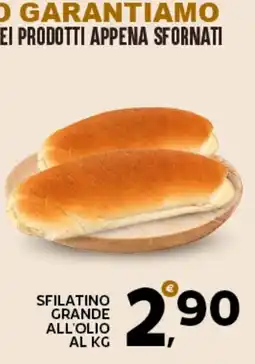 Extra Supermercati Sfilatino grande all'olio offerta