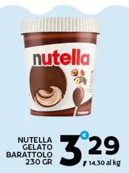 Extra Supermercati Nutella gelato offerta