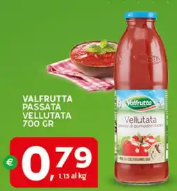 Extra Supermercati Valfrutta passata vellutata offerta