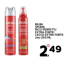 Extra Supermercati Bilba spuma ricci perfetti/extra forte/lacca extra forte offerta