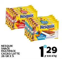 Extra Supermercati Nesquik Snack offerta