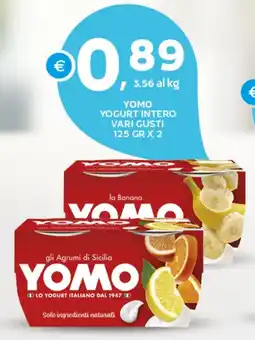 Extra Supermercati Yomo yogurt intero vari gusti offerta