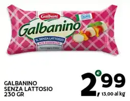 Extra Supermercati Galbanino senza lattosio offerta