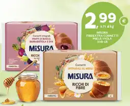 Extra Supermercati Cornetti integrali al miele Misura offerta