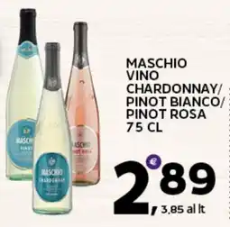 Extra Supermercati Maschio vino chardonnay/pinot bianco/pinot rosa offerta
