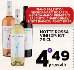 Extra Supermercati Notte Rossa vini IGP/IGT offerta