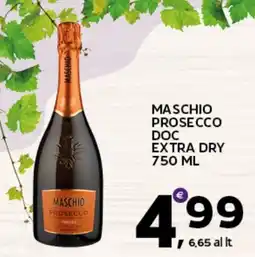 Extra Supermercati Maschio Prosecco offerta