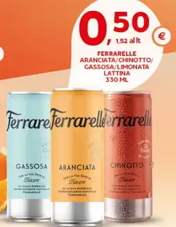 Extra Supermercati Ferrarelle Aranciata/Chinotto/Gassosa/Limonata offerta