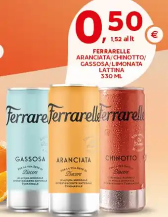 Ferrarelle Aranciata/Chinotto/Gassosa/Limonata