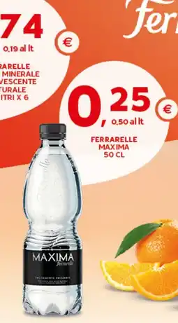 Extra Supermercati Ferrarelle Maxima offerta