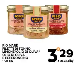 Extra Supermercati Rio Mare filetti di tonno offerta