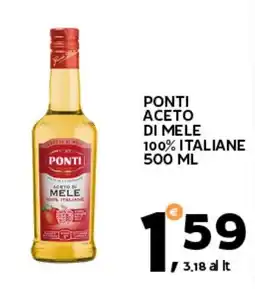 Extra Supermercati Aceto di mele Ponti offerta