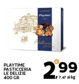 Extra Supermercati Playtime pasticceria le delizie offerta