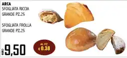 Big Food Arca sfogliata riccia grande/sfogliata frolla grande offerta