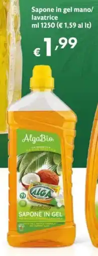 Eurospesa AlgaBio Sapone in gel mano/ lavatrice offerta