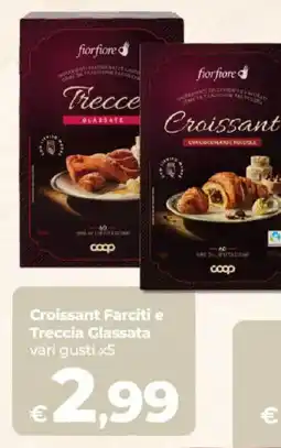 Ipercoop Radenza Croissant Farciti e Treccia Glassata offerta