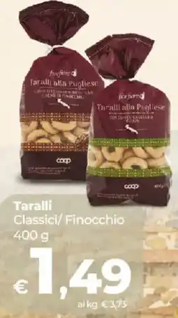 Ipercoop Radenza Taralli Classici/Finocchio offerta