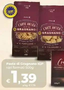 Ipercoop Radenza Pasta di Gragnano IGP offerta