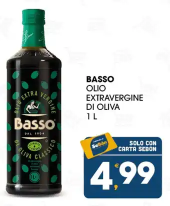 Basso olio extravergine di oliva