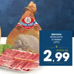 SeBón Supermercati Bedogni Prosciutto di Parma offerta