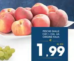 SeBón Supermercati Pesche gialle offerta