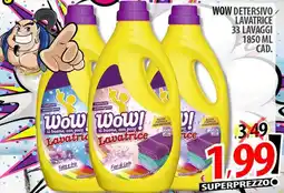 Il Genio Supermercato Wow detersivo lavatrice offerta
