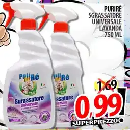 Il Genio Supermercato Pulire sgrassatore universale lavanda offerta