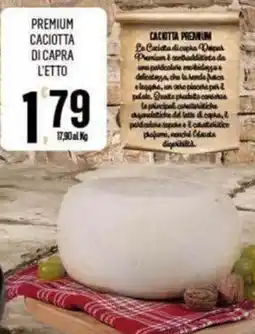 Vibian Premium caciotta di capra offerta