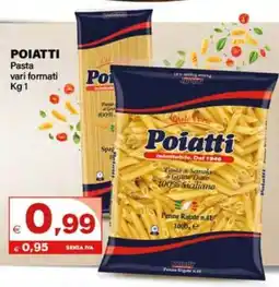 Boningros Cash and Carry Poiatti Pasta offerta