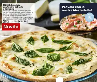 Schiacciata con Tomino di Bufala e Spinacino
