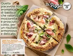 Bofrost Pizza Bistrot 25 Bianca con Prosciutto Cotto e Salsa al Basilico offerta