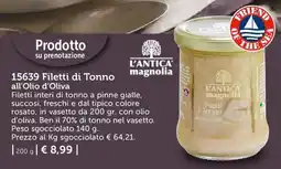 Bofrost Filetti di Tonno all'Olio d'Oliva offerta