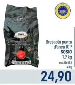 Talento Professional Store Bresaola punta d'anca IGP Sosio offerta