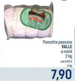 Talento Professional Store Pancetta paesana Valle offerta