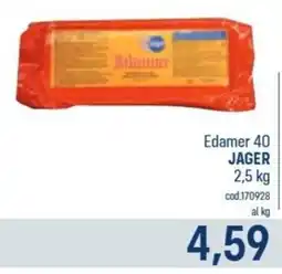 Talento Professional Store Edamer 40 Jager offerta