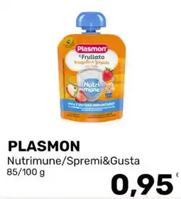 Iper Tosano Plasmon Frullato Fragola e Yogurt con Mela offerta