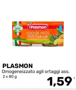 Iper Tosano Plasmon Omogeneizzato agli ortaggi offerta