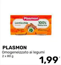 Iper Tosano Plasmon Omogeneizzato ai legumi offerta