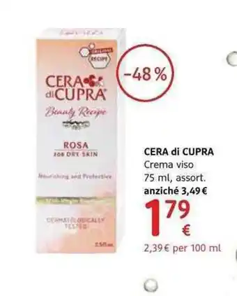 dm drogerie markt Cera di Cupra Crema viso 75ml, assort. offerta