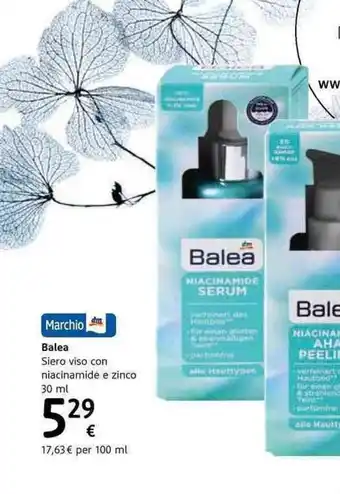 Balea Siero viso con niacinamide e zinco 30ml